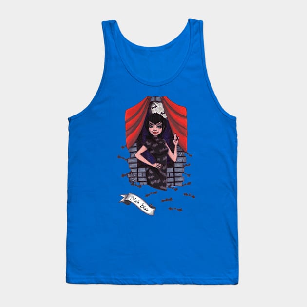 Vampire girl Tank Top by Raluca Iov